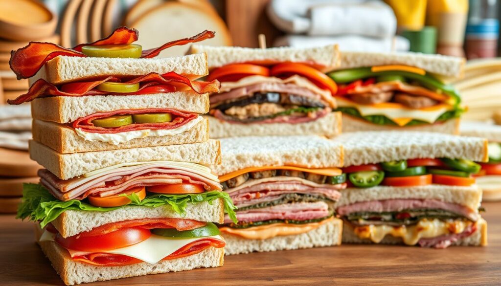 Dagwood sandwich variations