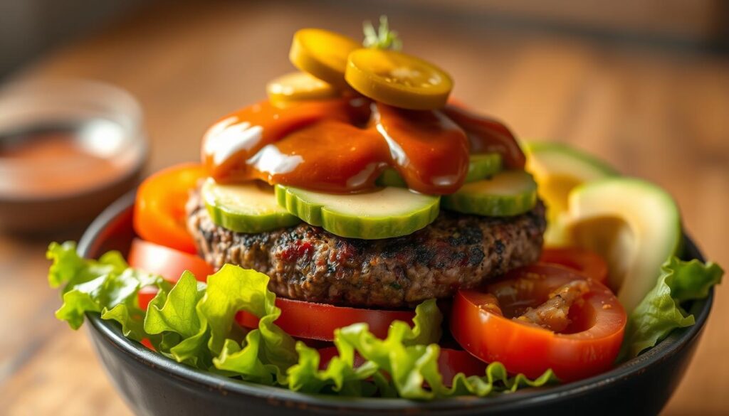 keto burger bowl keto burger bowl