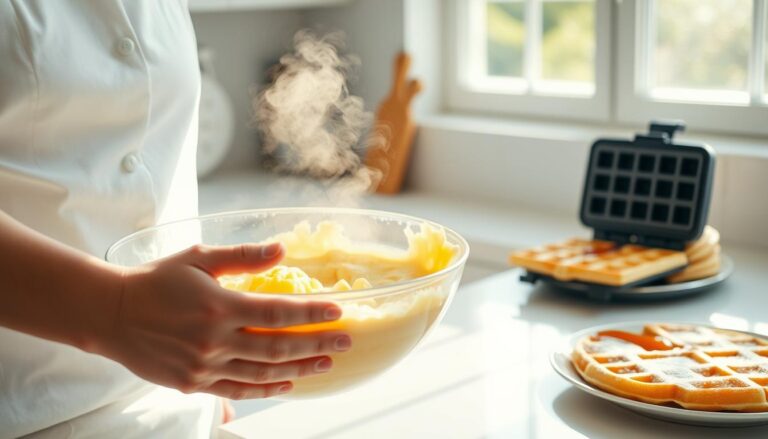 how to make waffles with pancake mix