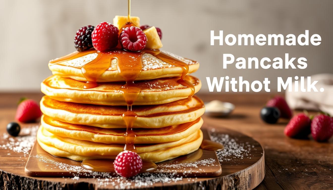 homemade pancakes without milk
