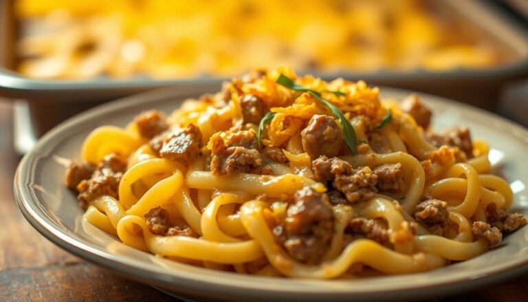 ground beef and noodles